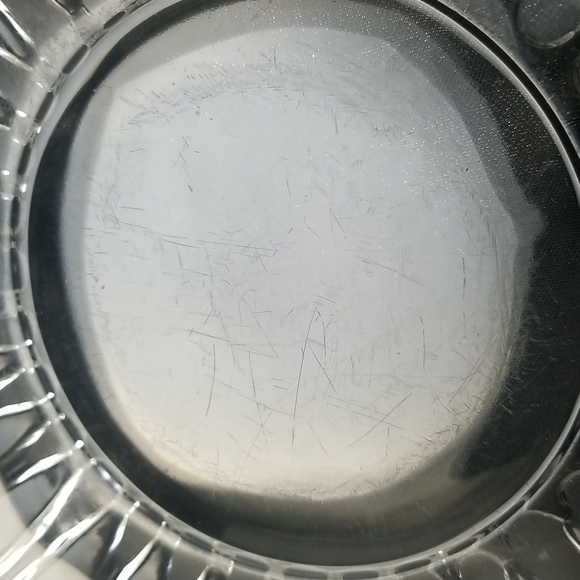 New Martinsville Radiance Floral & Scroll Cracker Serving Plate - Picture 10 of 16